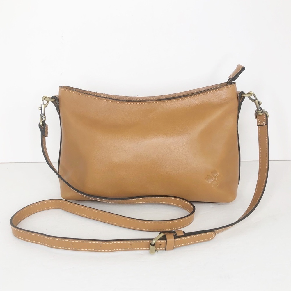 Patricia Nash, brown leather Crossbody shoulder bag